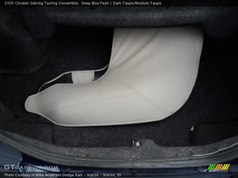 Deep Blue Pearl / Dark Taupe/Medium Taupe 2005 Chrysler Sebring Touring Convertible