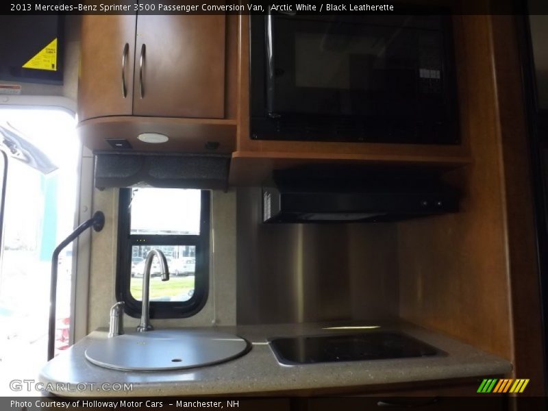 Arctic White / Black Leatherette 2013 Mercedes-Benz Sprinter 3500 Passenger Conversion Van