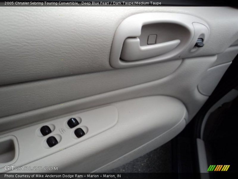 Deep Blue Pearl / Dark Taupe/Medium Taupe 2005 Chrysler Sebring Touring Convertible