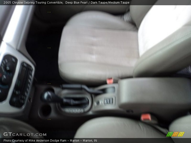 Deep Blue Pearl / Dark Taupe/Medium Taupe 2005 Chrysler Sebring Touring Convertible