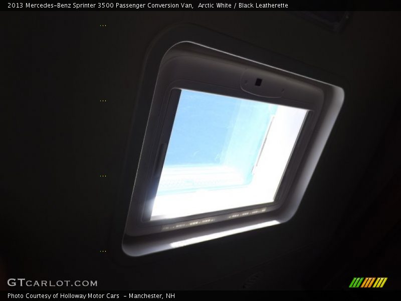 Arctic White / Black Leatherette 2013 Mercedes-Benz Sprinter 3500 Passenger Conversion Van