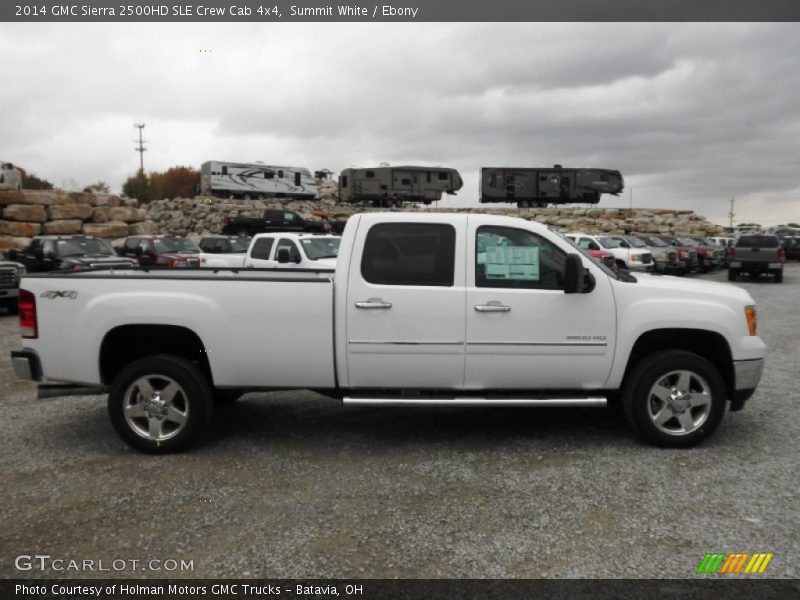 Summit White / Ebony 2014 GMC Sierra 2500HD SLE Crew Cab 4x4