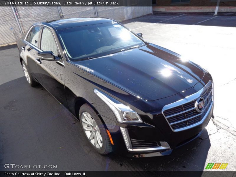 Black Raven / Jet Black/Jet Black 2014 Cadillac CTS Luxury Sedan