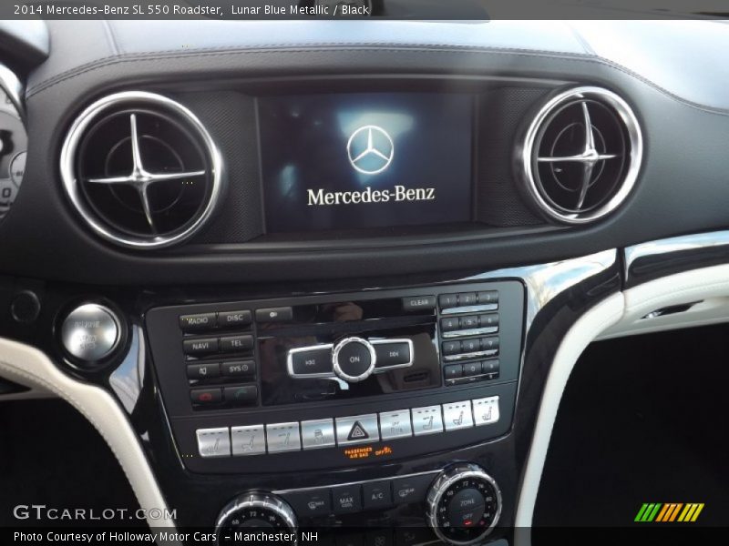Lunar Blue Metallic / Black 2014 Mercedes-Benz SL 550 Roadster