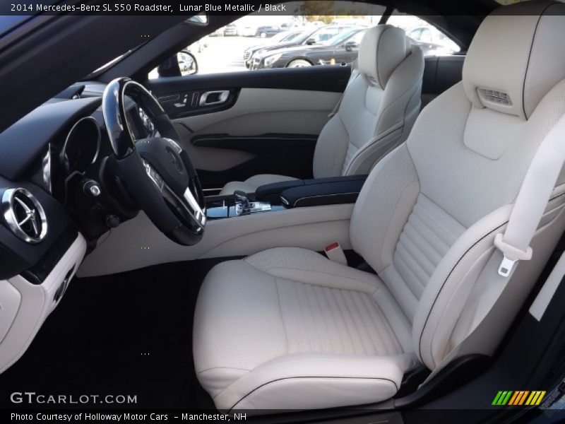 Lunar Blue Metallic / Black 2014 Mercedes-Benz SL 550 Roadster