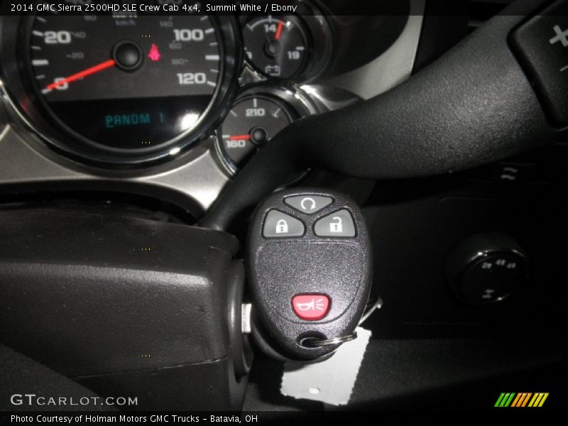 Summit White / Ebony 2014 GMC Sierra 2500HD SLE Crew Cab 4x4