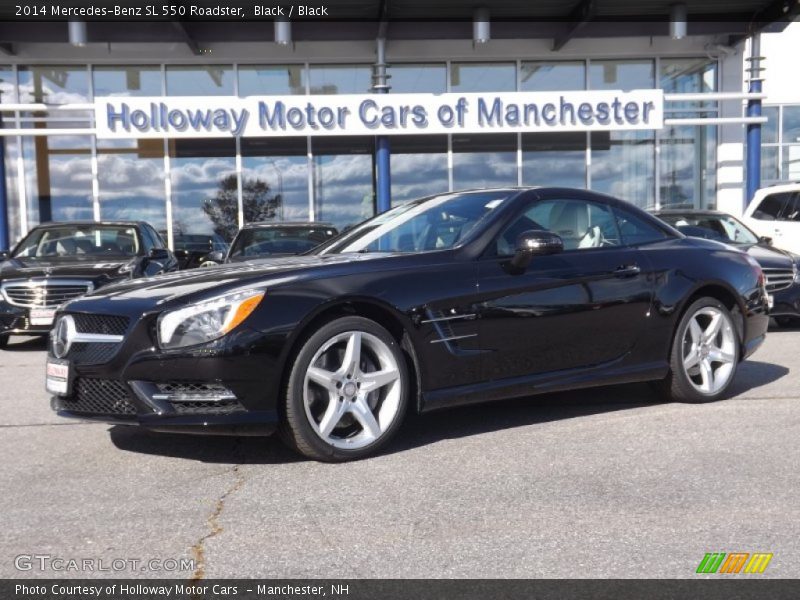 Black / Black 2014 Mercedes-Benz SL 550 Roadster