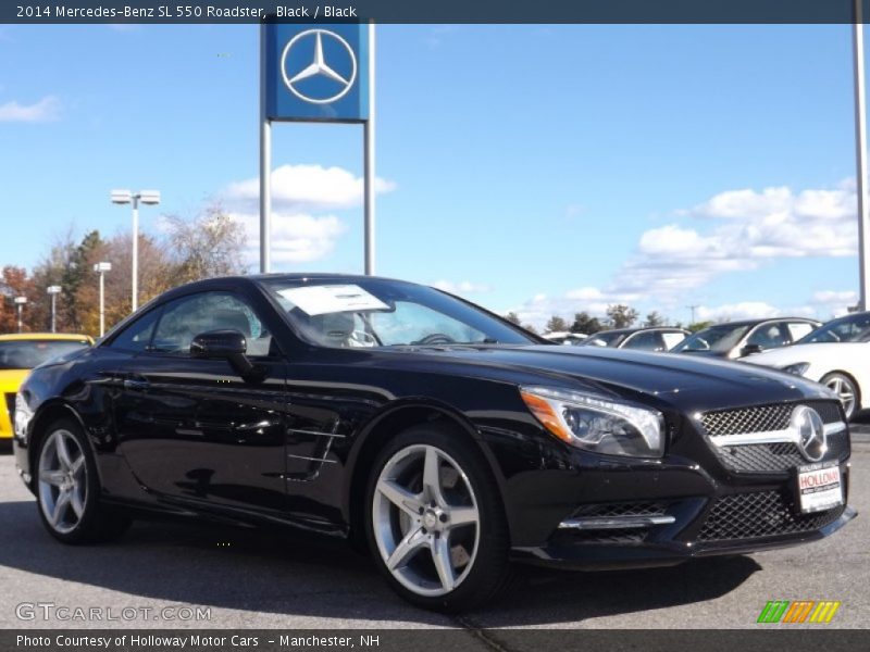 Black / Black 2014 Mercedes-Benz SL 550 Roadster