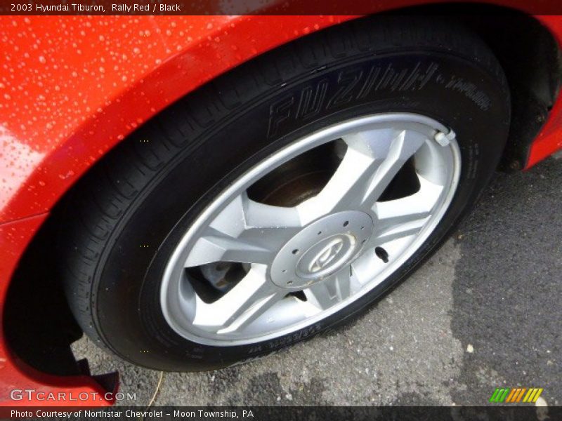 Rally Red / Black 2003 Hyundai Tiburon