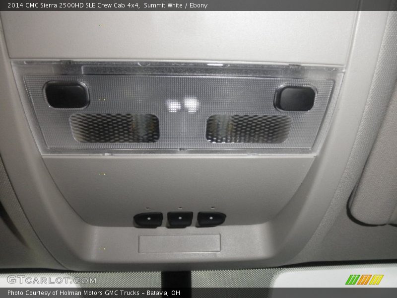 Summit White / Ebony 2014 GMC Sierra 2500HD SLE Crew Cab 4x4