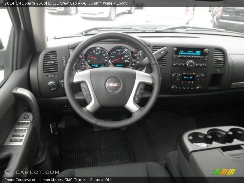 Summit White / Ebony 2014 GMC Sierra 2500HD SLE Crew Cab 4x4