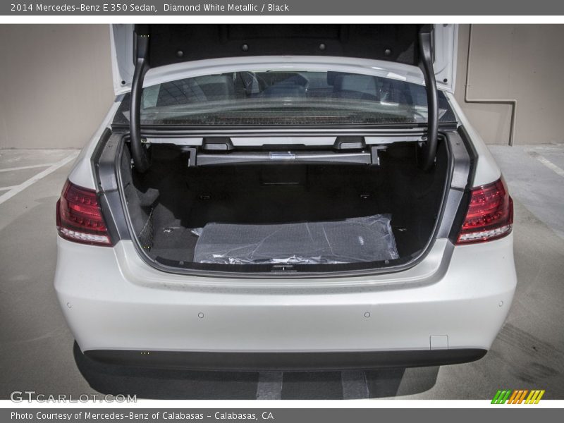 Diamond White Metallic / Black 2014 Mercedes-Benz E 350 Sedan