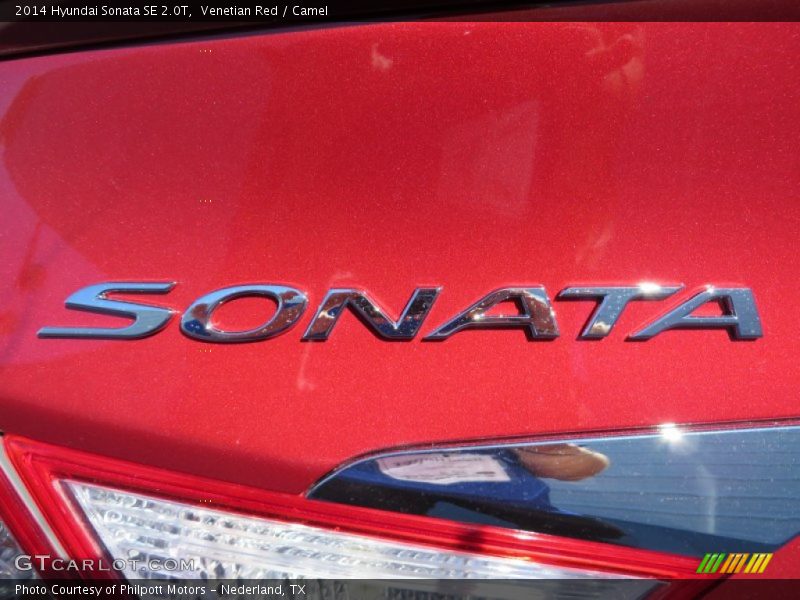 Venetian Red / Camel 2014 Hyundai Sonata SE 2.0T