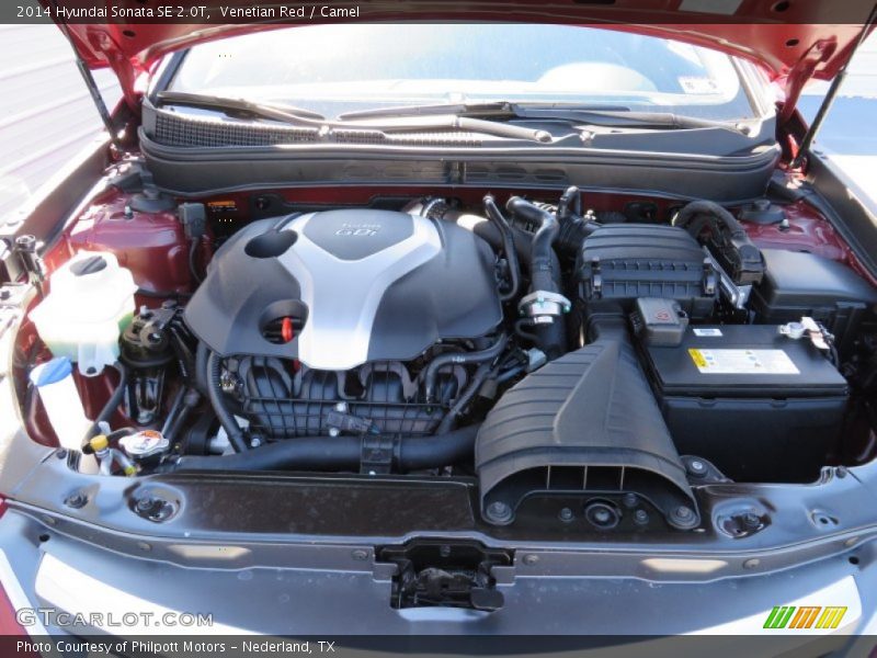 Venetian Red / Camel 2014 Hyundai Sonata SE 2.0T