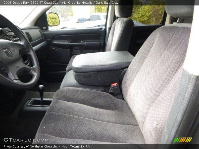 Graphite Metallic / Dark Slate Gray 2003 Dodge Ram 2500 ST Quad Cab 4x4