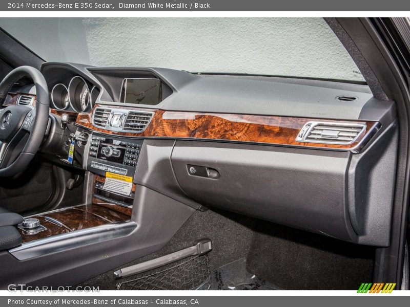 Diamond White Metallic / Black 2014 Mercedes-Benz E 350 Sedan