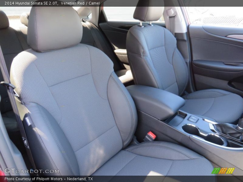 Venetian Red / Camel 2014 Hyundai Sonata SE 2.0T