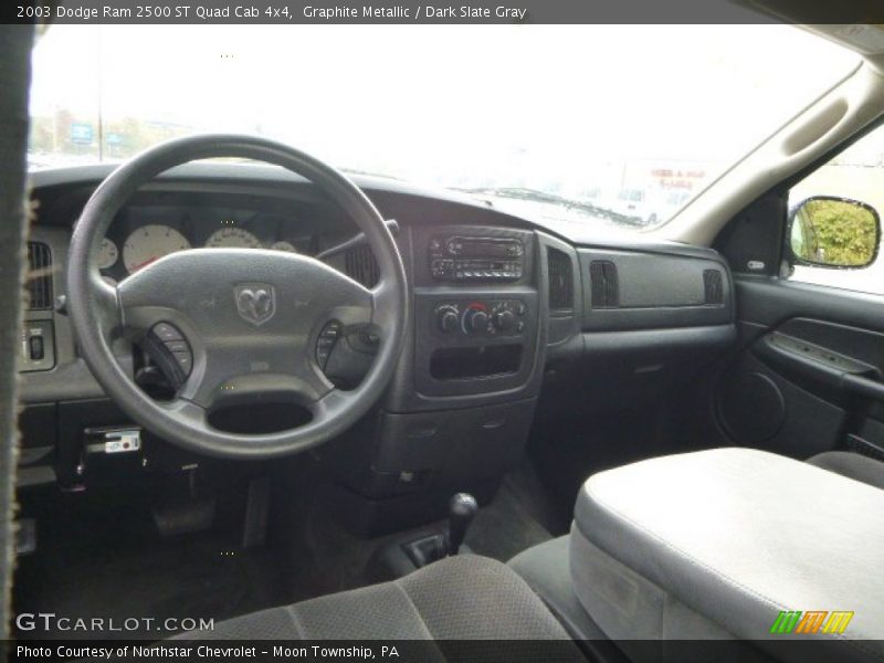 Graphite Metallic / Dark Slate Gray 2003 Dodge Ram 2500 ST Quad Cab 4x4