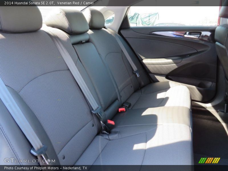 Venetian Red / Camel 2014 Hyundai Sonata SE 2.0T