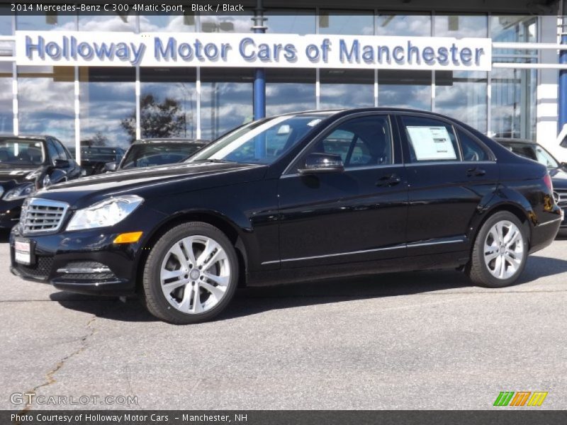 Black / Black 2014 Mercedes-Benz C 300 4Matic Sport