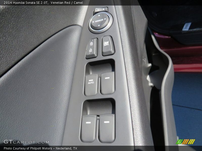 Venetian Red / Camel 2014 Hyundai Sonata SE 2.0T