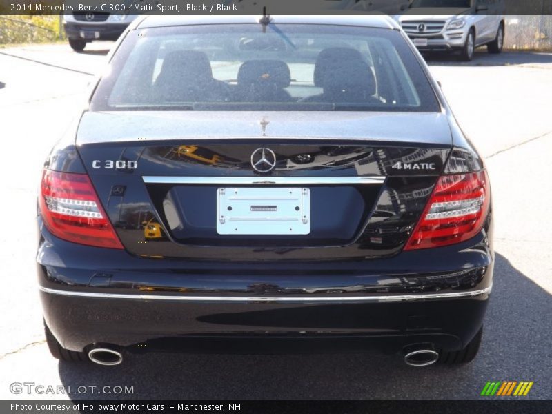 Black / Black 2014 Mercedes-Benz C 300 4Matic Sport
