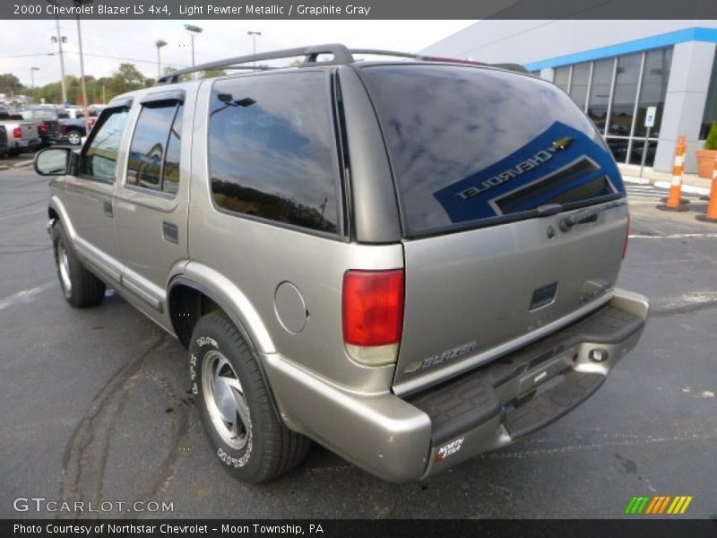 Light Pewter Metallic / Graphite Gray 2000 Chevrolet Blazer LS 4x4