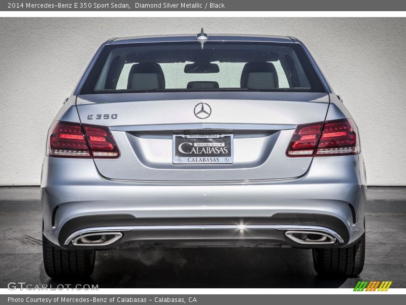 Diamond Silver Metallic / Black 2014 Mercedes-Benz E 350 Sport Sedan