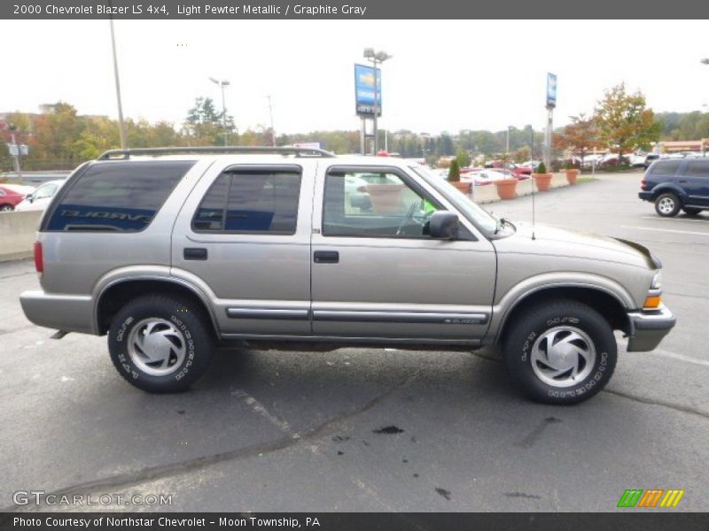 Light Pewter Metallic / Graphite Gray 2000 Chevrolet Blazer LS 4x4
