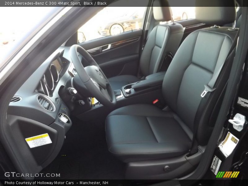 Black / Black 2014 Mercedes-Benz C 300 4Matic Sport