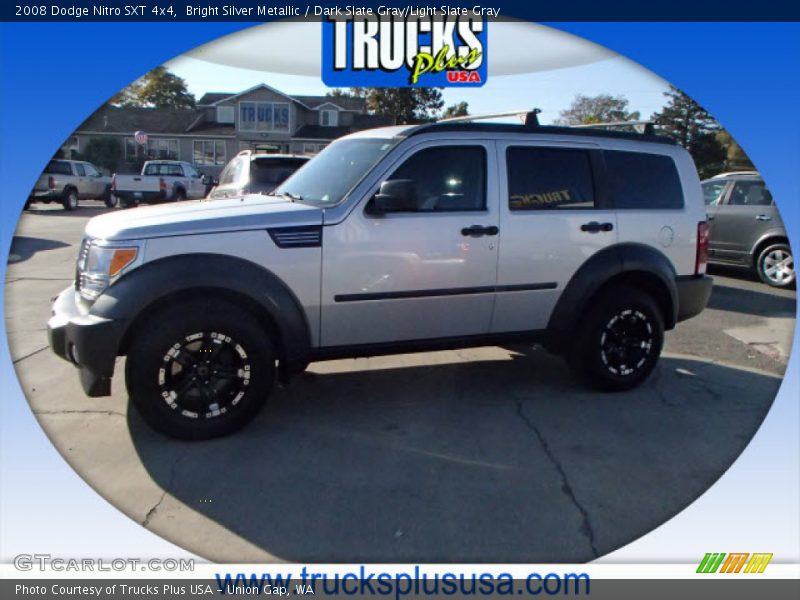 Bright Silver Metallic / Dark Slate Gray/Light Slate Gray 2008 Dodge Nitro SXT 4x4
