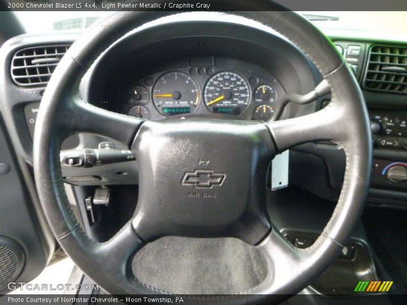 Light Pewter Metallic / Graphite Gray 2000 Chevrolet Blazer LS 4x4