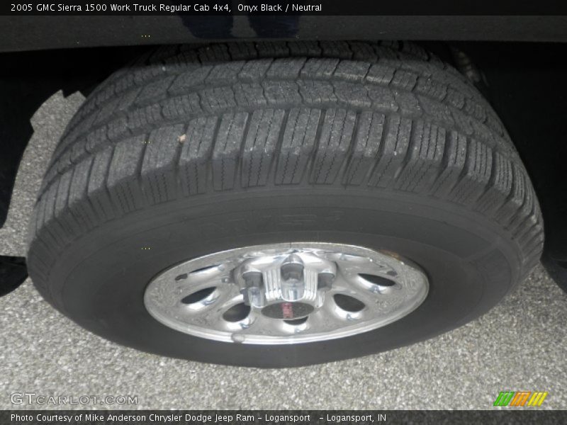 Onyx Black / Neutral 2005 GMC Sierra 1500 Work Truck Regular Cab 4x4