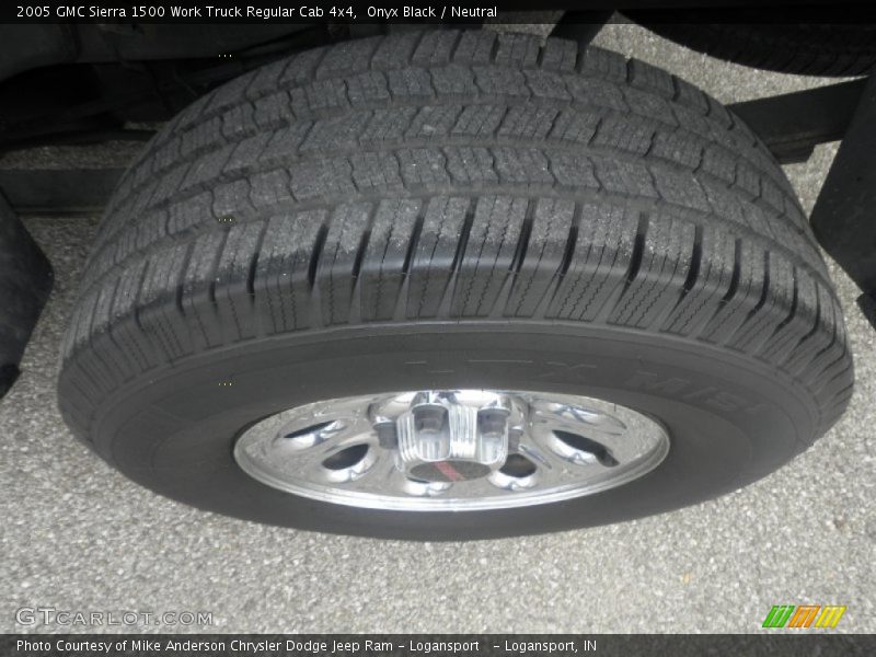 Onyx Black / Neutral 2005 GMC Sierra 1500 Work Truck Regular Cab 4x4