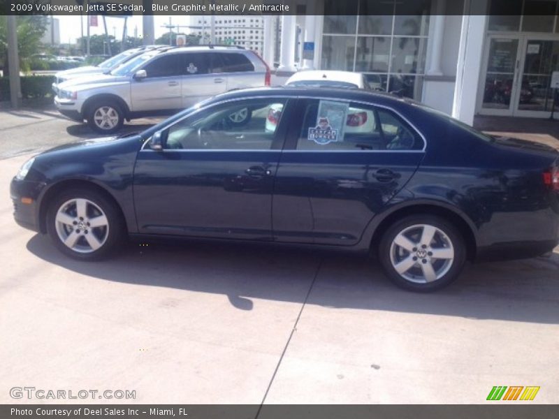 Blue Graphite Metallic / Anthracite 2009 Volkswagen Jetta SE Sedan