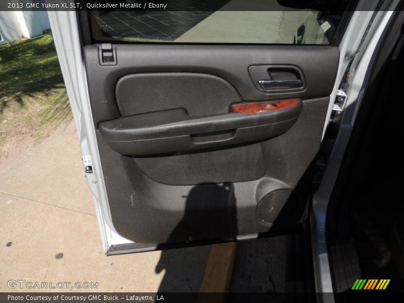 Quicksilver Metallic / Ebony 2013 GMC Yukon XL SLT