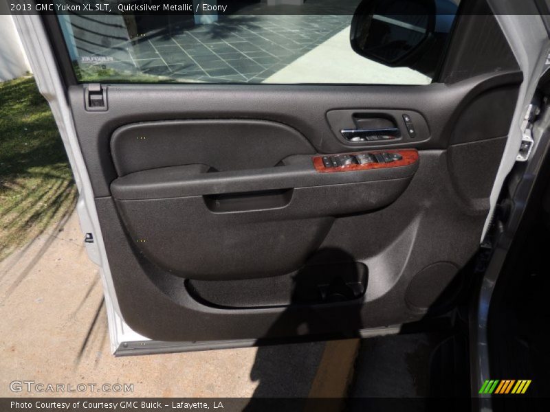 Quicksilver Metallic / Ebony 2013 GMC Yukon XL SLT