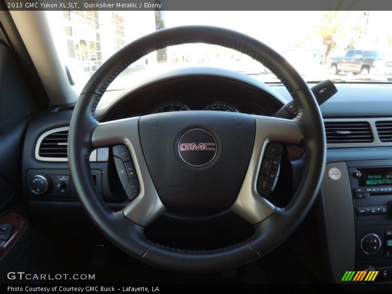 Quicksilver Metallic / Ebony 2013 GMC Yukon XL SLT