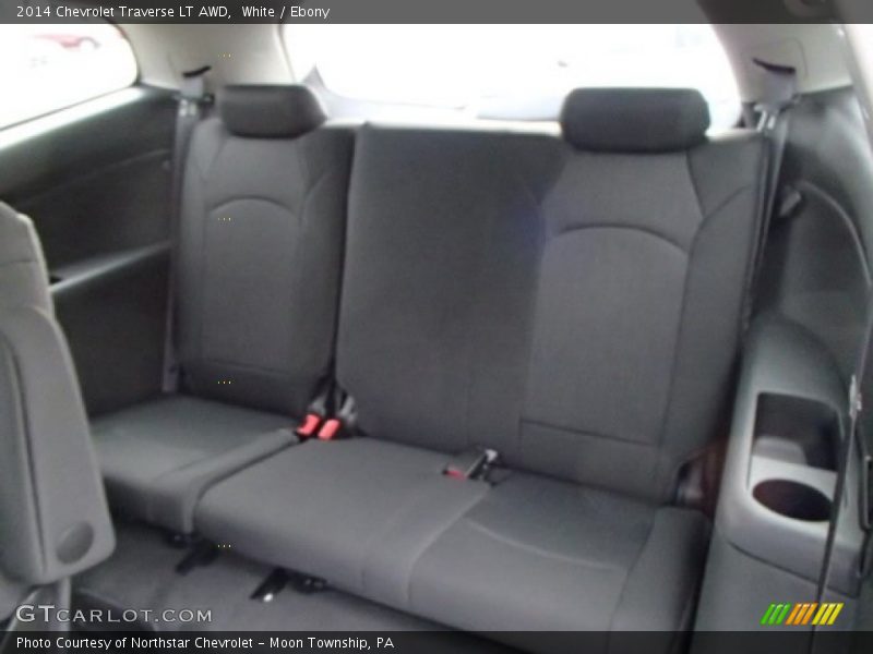 White / Ebony 2014 Chevrolet Traverse LT AWD