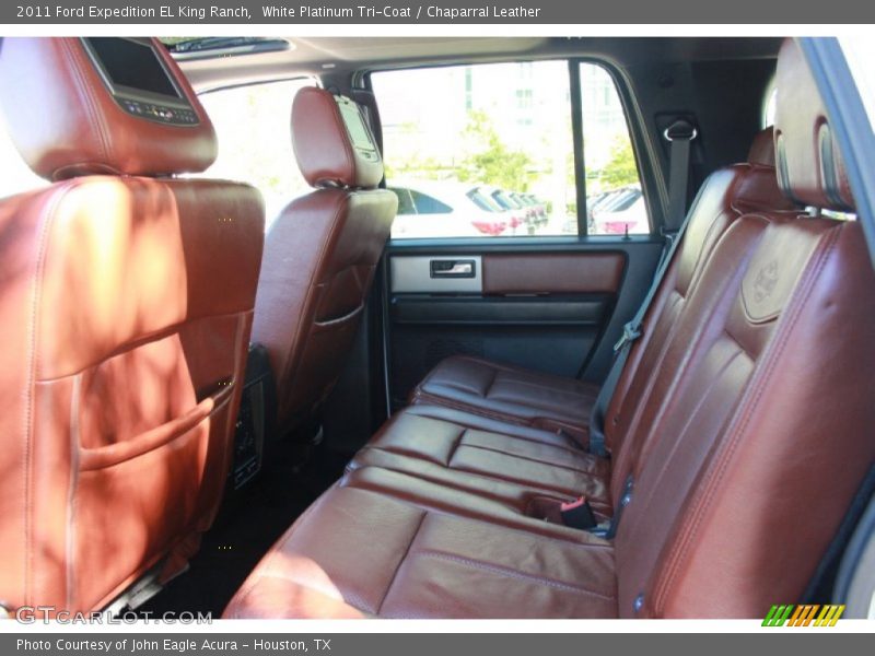 White Platinum Tri-Coat / Chaparral Leather 2011 Ford Expedition EL King Ranch