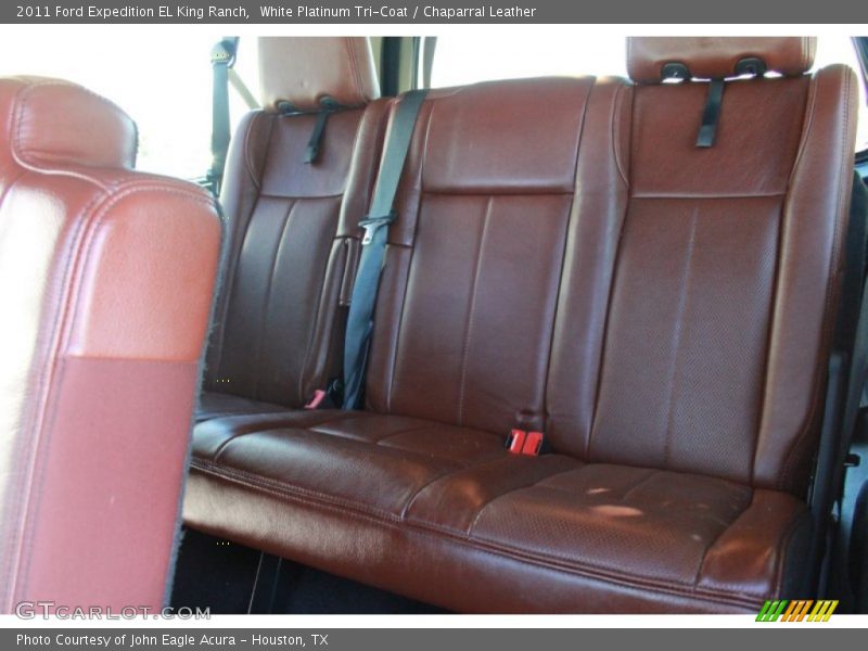 White Platinum Tri-Coat / Chaparral Leather 2011 Ford Expedition EL King Ranch