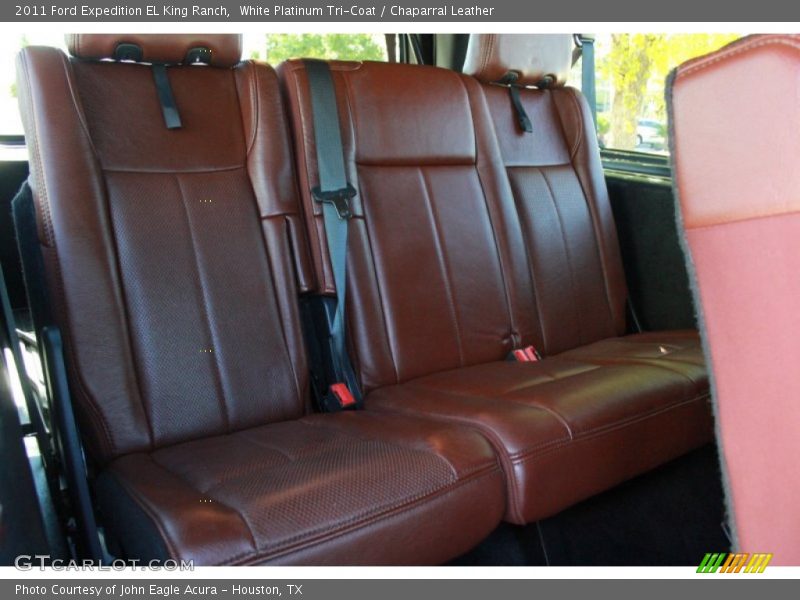 White Platinum Tri-Coat / Chaparral Leather 2011 Ford Expedition EL King Ranch