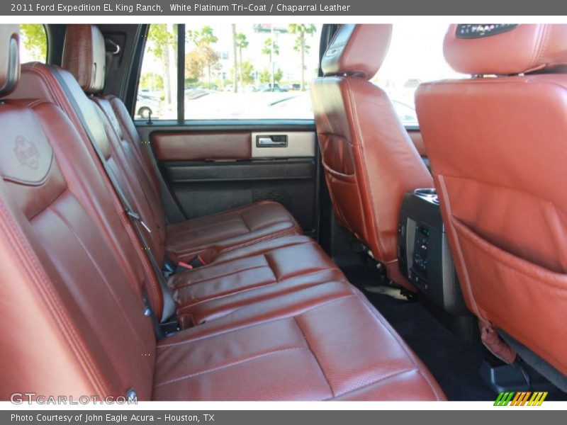 White Platinum Tri-Coat / Chaparral Leather 2011 Ford Expedition EL King Ranch