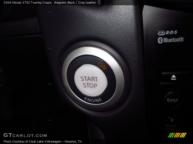 Magnetic Black / Gray Leather 2009 Nissan 370Z Touring Coupe