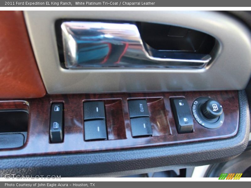 White Platinum Tri-Coat / Chaparral Leather 2011 Ford Expedition EL King Ranch