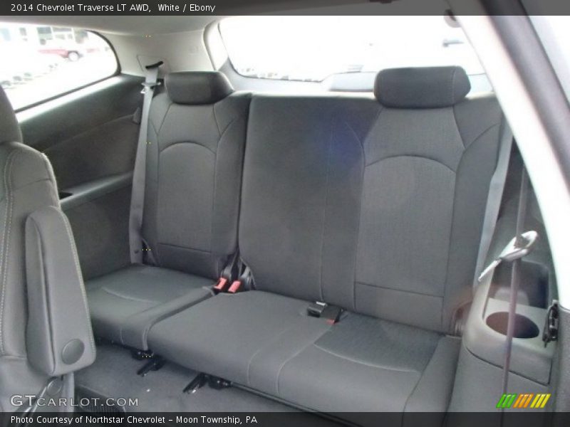 White / Ebony 2014 Chevrolet Traverse LT AWD