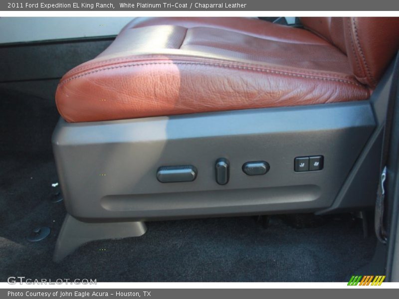 White Platinum Tri-Coat / Chaparral Leather 2011 Ford Expedition EL King Ranch