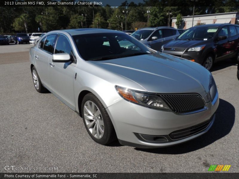 Silver Diamond / Charcoal Black 2013 Lincoln MKS FWD