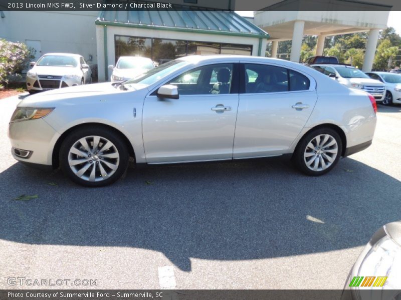 Silver Diamond / Charcoal Black 2013 Lincoln MKS FWD