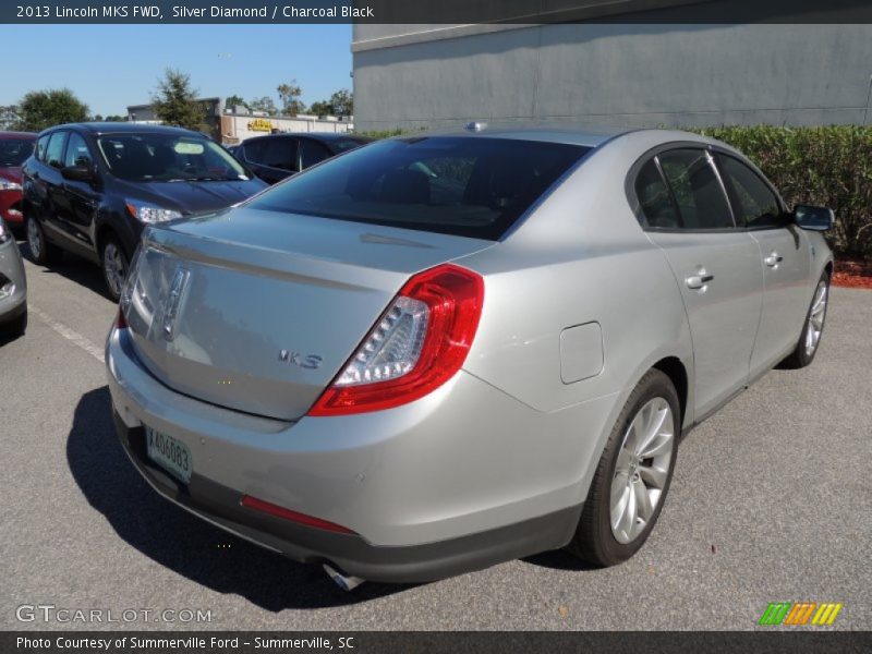 Silver Diamond / Charcoal Black 2013 Lincoln MKS FWD